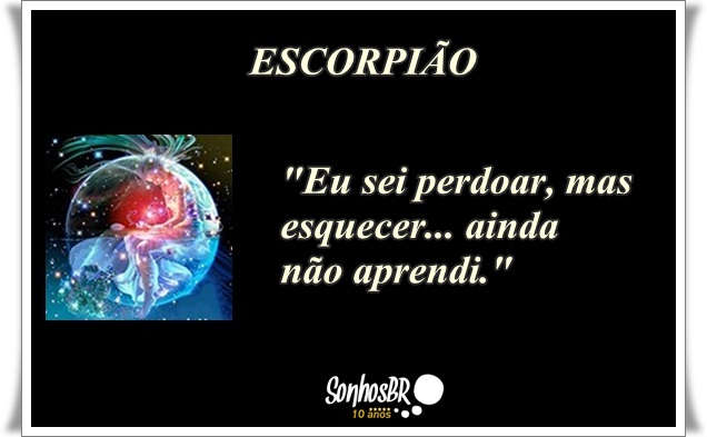 Signo de Escorpião - Frases
